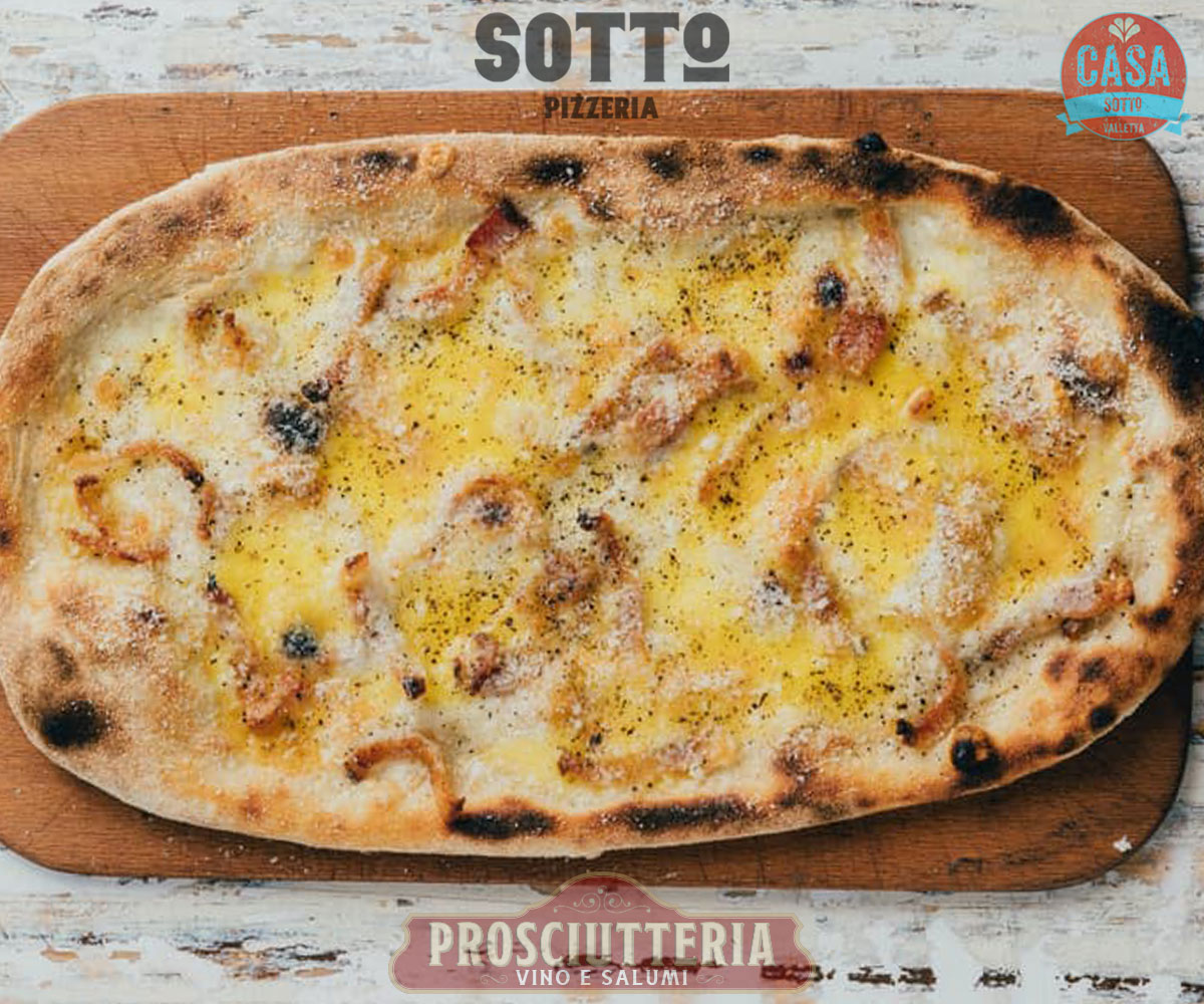 pizza carbonara malta